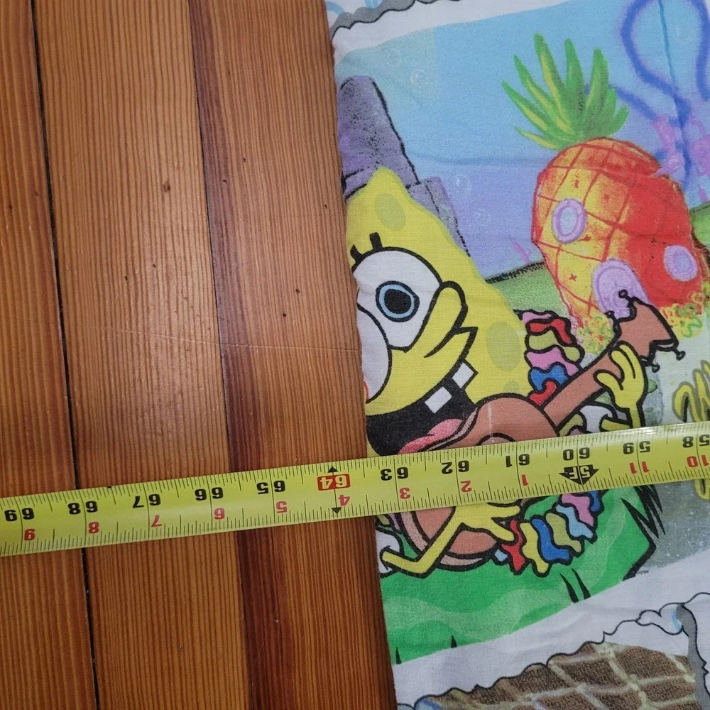 Vintage Y2K Spongebob Squarepants Twin Comforter Patrick Nickelodeon 2001 2 Side